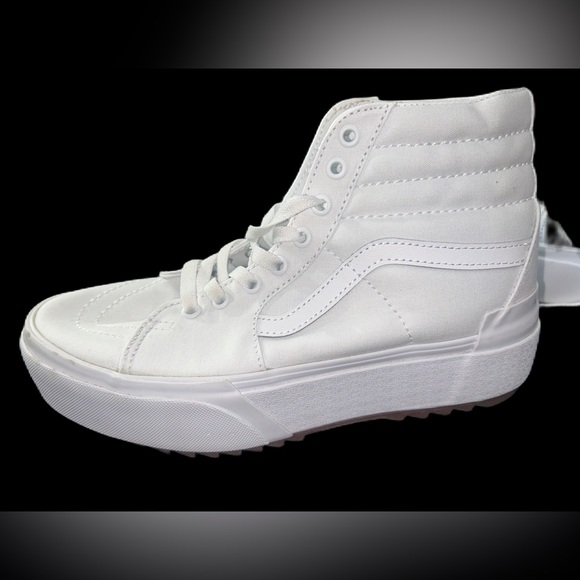 Vans Women's White High-Top Sneakers - Picture 1 of 5